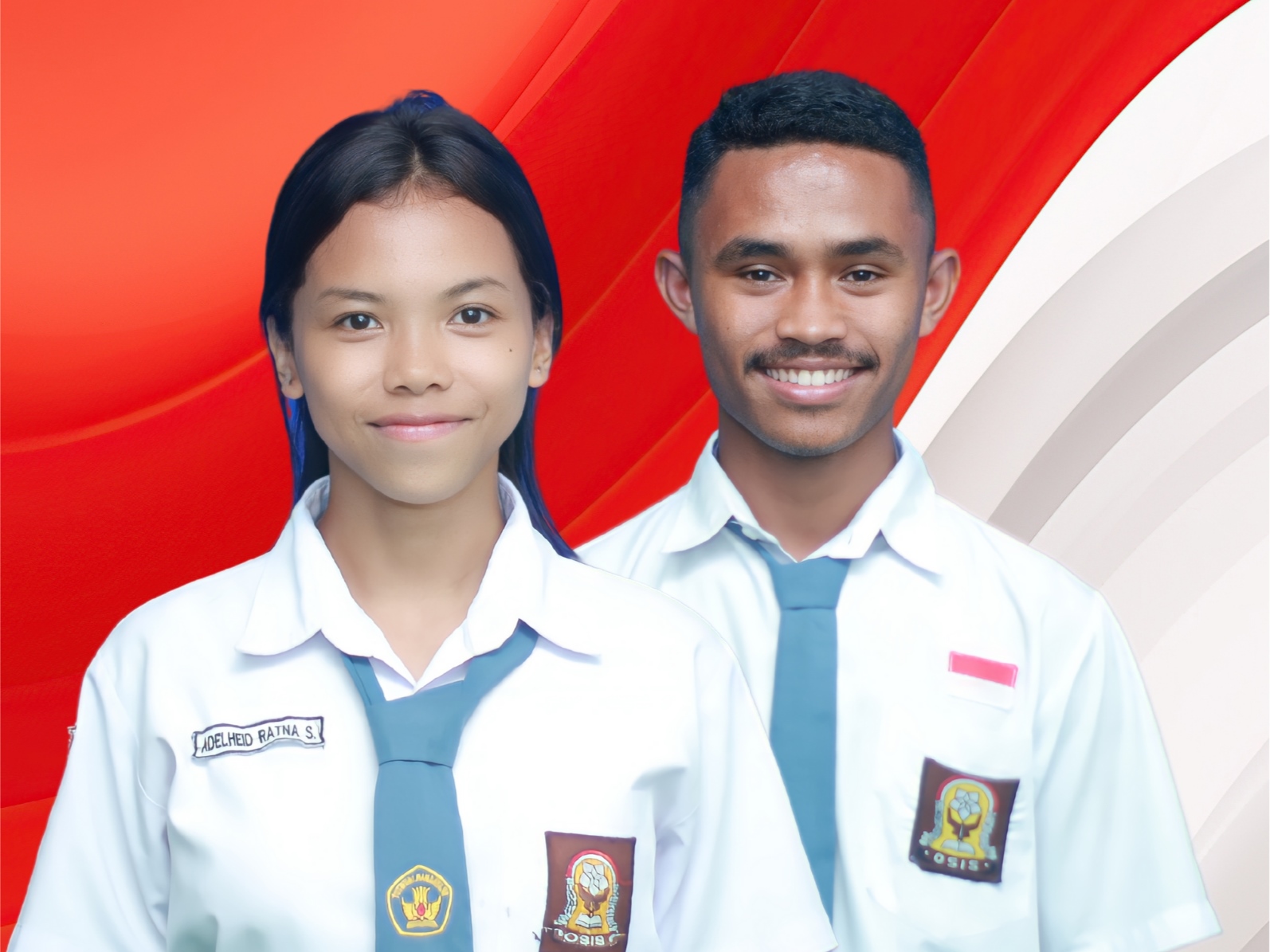 Pasangan Sarry dan Herin Menang Pemilihan Ketua dan Wakil Ketua OSIS SMA Negeri 1 Pacar Tahun 2024