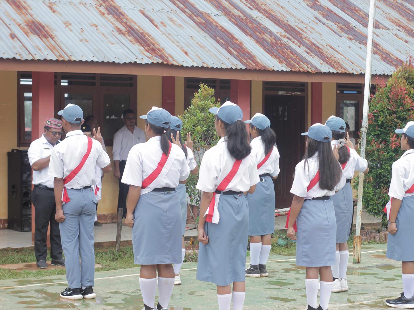 Pelantikan OSIS SMA Negeri 1 Pacar Periode 2024-2025