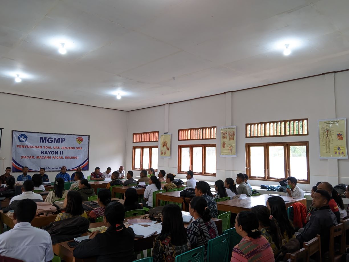 MGMP Penyusunan Soal UAS Jenjang SMA/MA Tingkat Rayon II Berjalan dengan Baik
