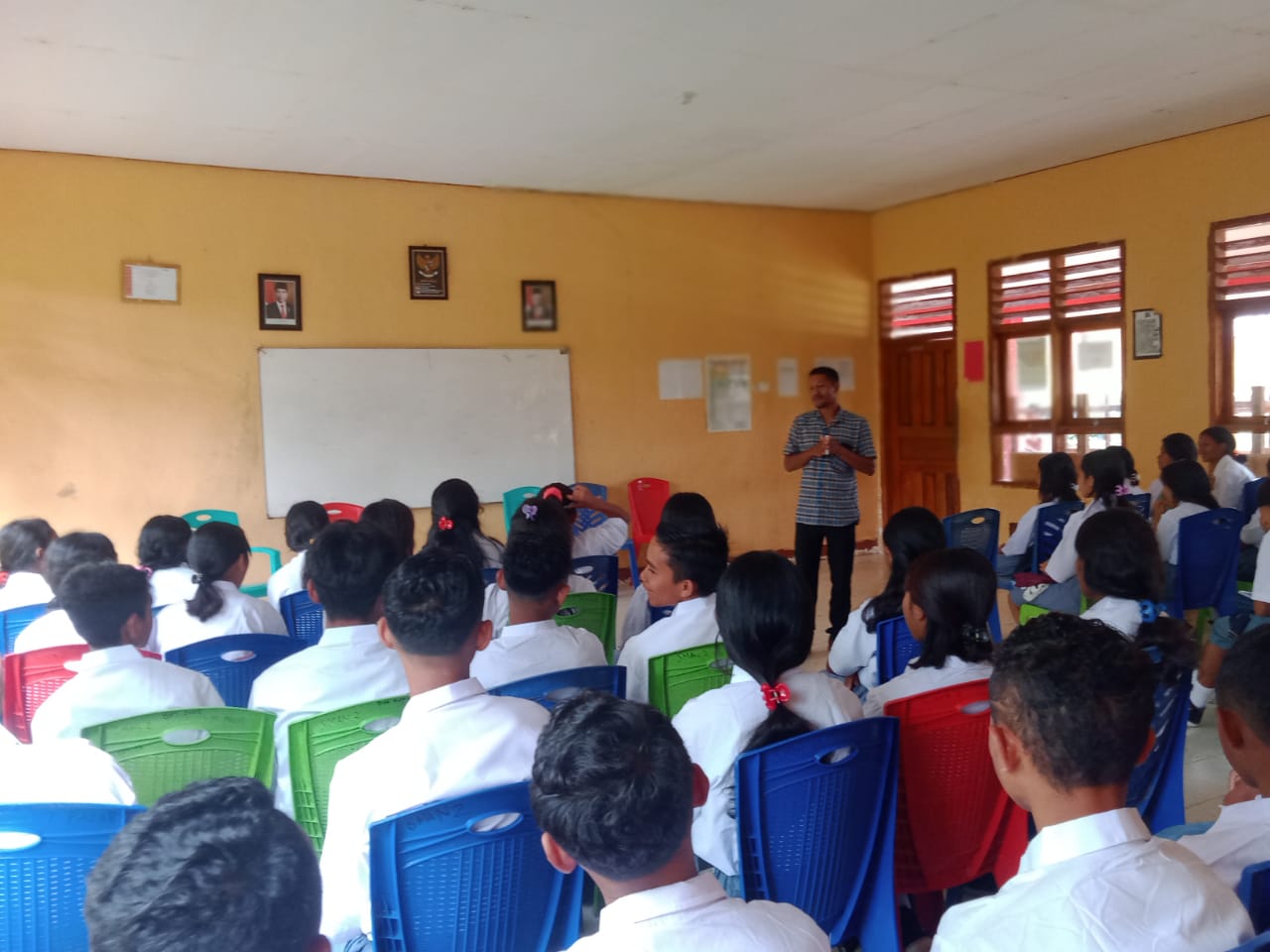 Sebanyak 216 Siswa Kelas XII SMA Negeri 1 Pacar T.P 2024/2025, Ikut Ujian Semester VI Berbasis Android dan CBT.