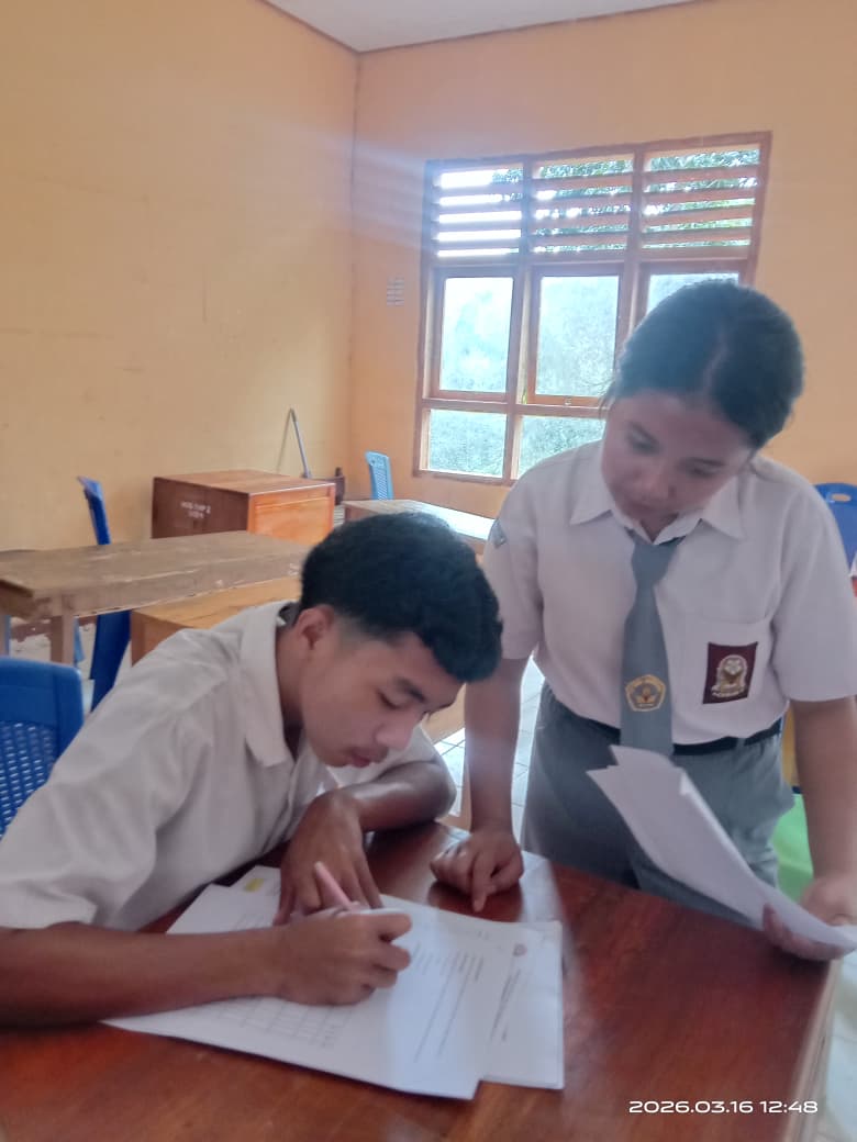 Demokrasi Bertumbuh: SMA Negeri 1 Pacar Gelar Pemilihan Pengurus OSIS Baru Periode 2026-2027